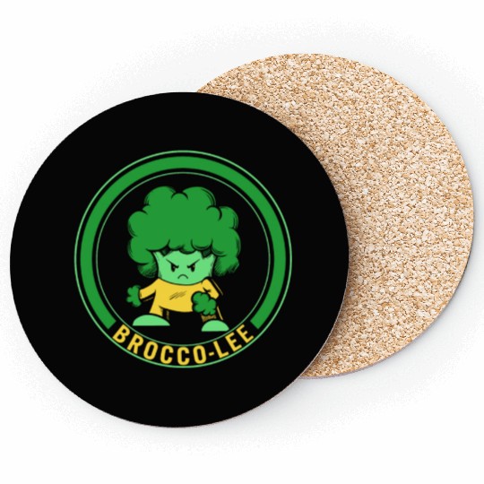 Vegetables Coasters, Brocco-Lee Funny Vegetable