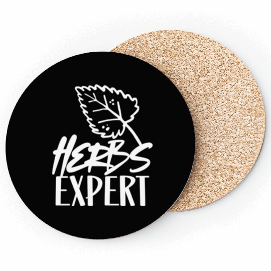 Herbs Expert Herb Herbalist Herbalism Gardening Coasters