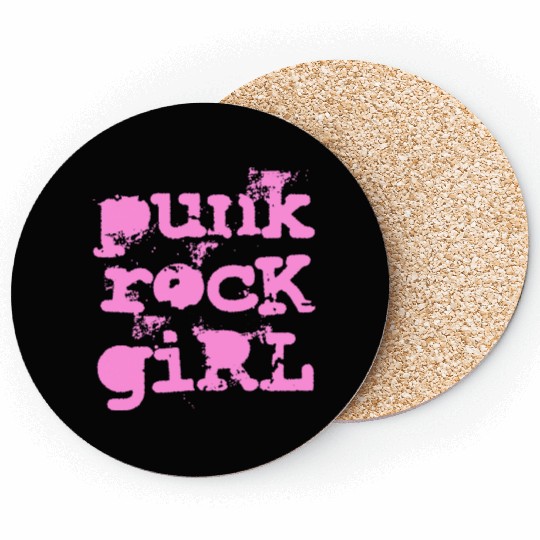 Punk Rock Girl Coasters
