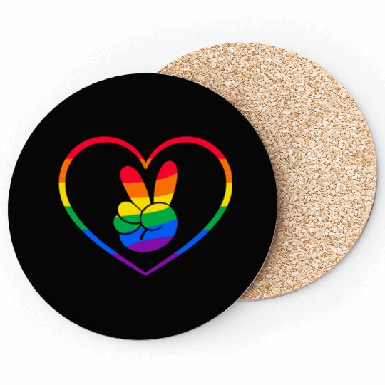 Pop art pride, lgbt community Coasters