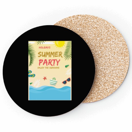 Summer party Coasters