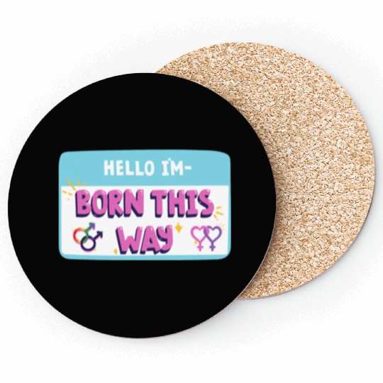 born this way transgender pride Coasters