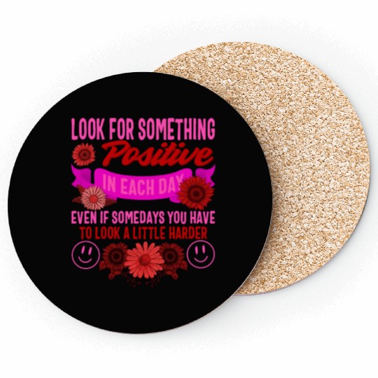 Positivity Coasters, Look For Something Positive