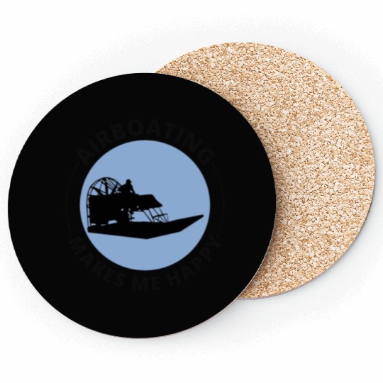 Airboat Fanboat Airboating Planeboat Swamp boat Coasters