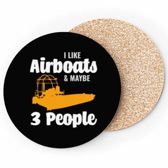 Airboat Fanboat Airboating Planeboat Swamp boat Coasters