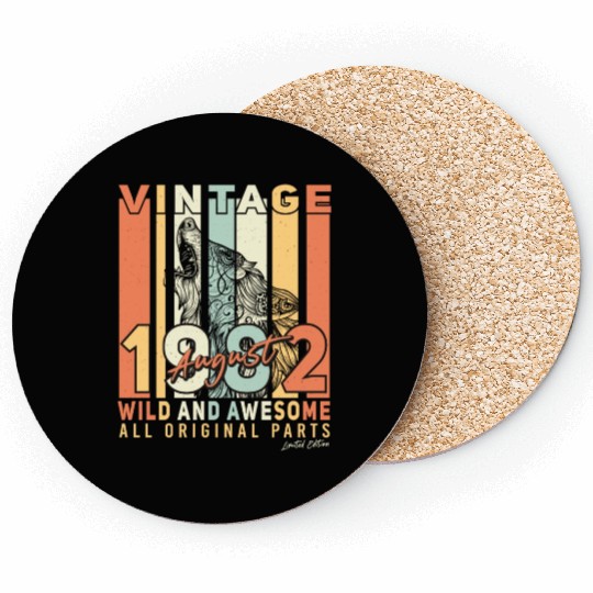 40th Anniversary Of August 1982 Coasters