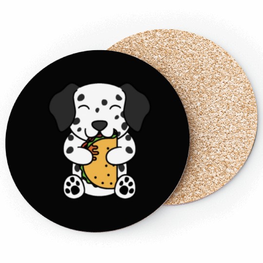 Dalmatian Taco Lover Coasters