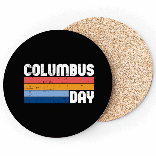 Columbus Day Italian Pride Coasters