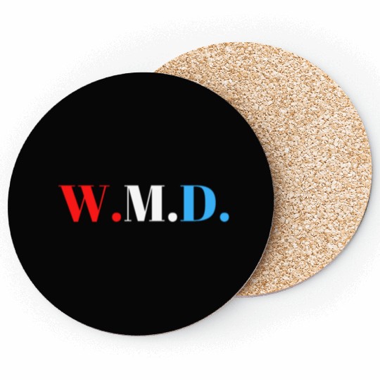 WMD (Red, White and Blue Pro USA version) Coasters