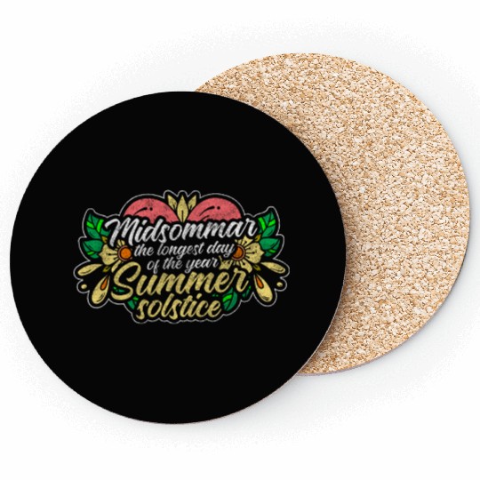 Sweden Swedish Summer Solstice Solstice Coasters
