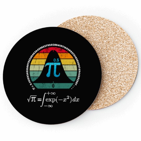 Cool Math Teacher Gift : Normal distribution funny Coasters