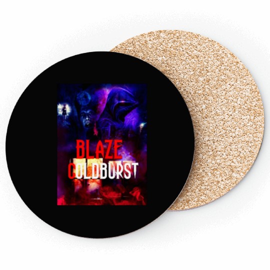 Blaze Goldburst Fantasy Book Thriller Coasters