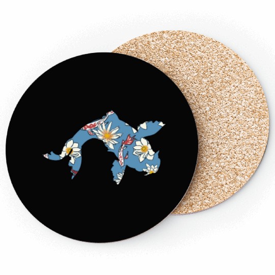 Koi Carp Japan Fish Colorful Pond Hobby Coasters