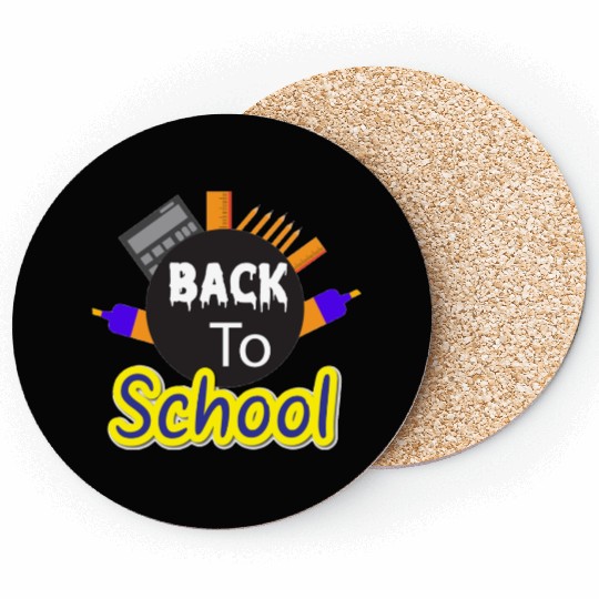 education back to school elements Coasters