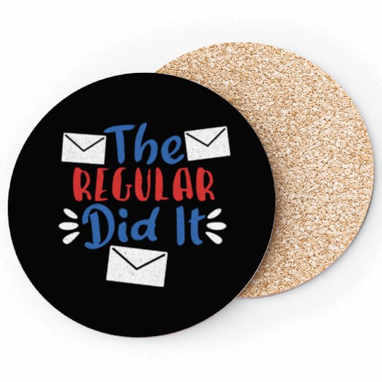 Postal Worker Mail Lady Mail Carrier Postal Coasters