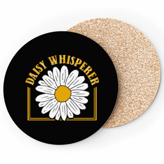 Daisy Garden Gardening Gardener Coasters
