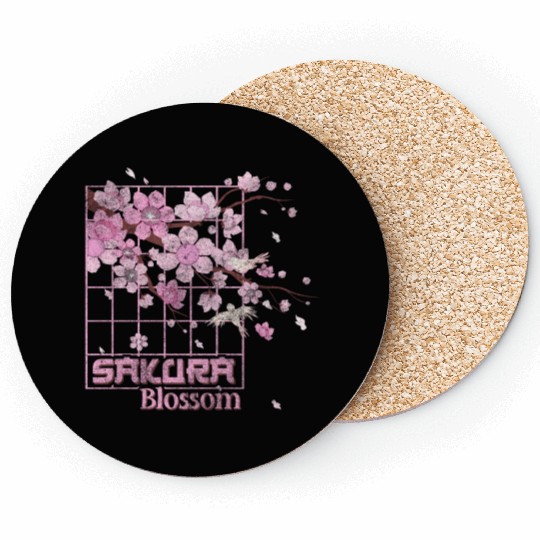 Japan Symbol Beauty Coasters