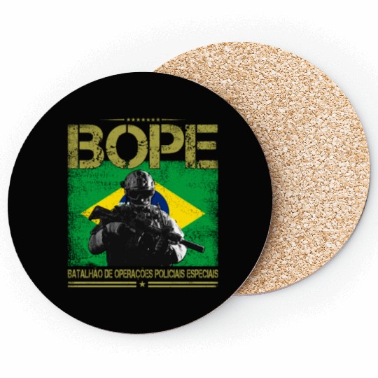 BOPE Brazil Police Special Forces Coasters