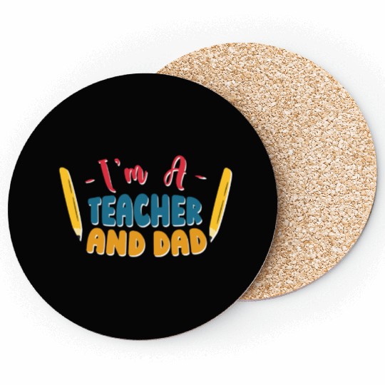 I'm A Teacher And Dad Homeschooling Homeschool Coasters