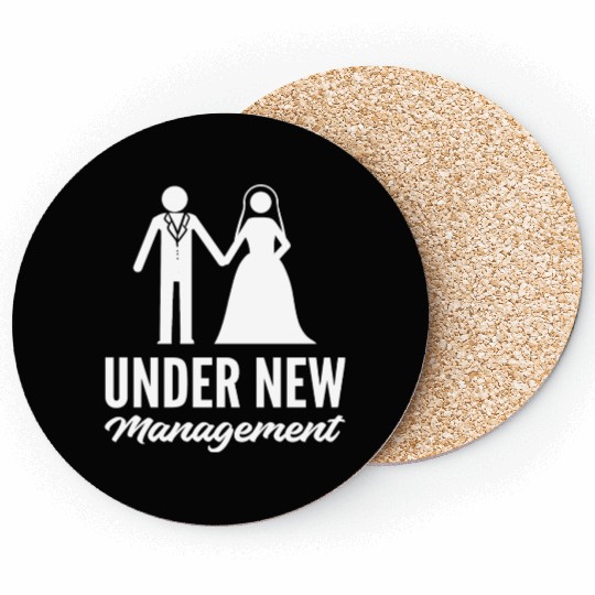 Under New Management Joker Gift Coasters