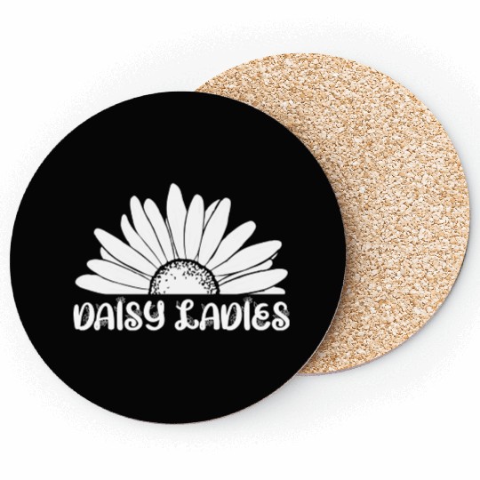 Daisy Garden Gardening Gardener Coasters
