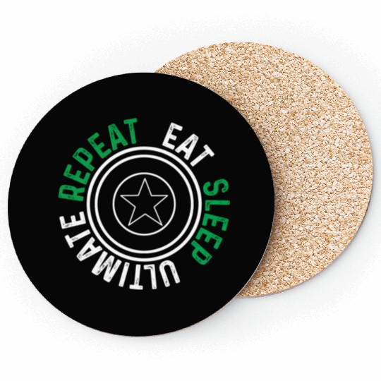 Ultimate Frisbee Disc Golf Coasters