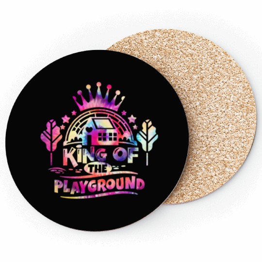 King of the Playground Back to School Coasters