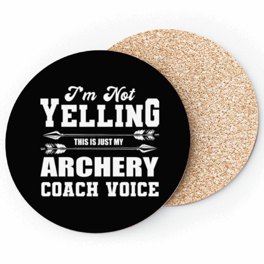 Archery Archer Bowman Coasters
