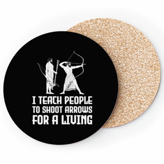 Archery Archer Bowman Coasters
