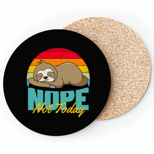 Sloth just doesn't want to today Coasters