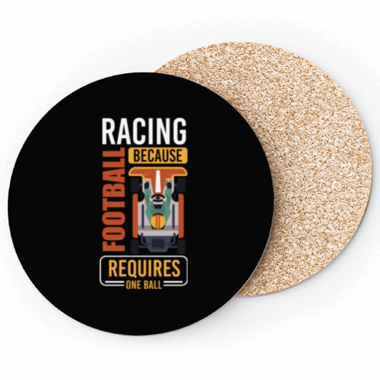 Racer Racing Victory Coasters