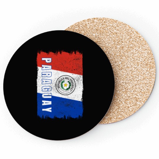 Paraguay Flag Coasters