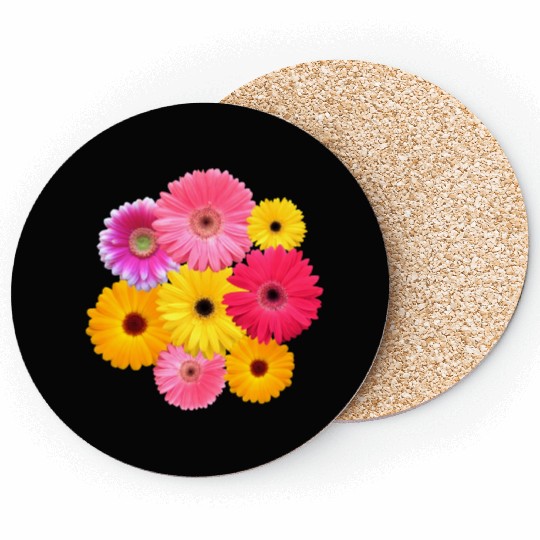 gerbera flower, daisies, gerberas, daisy blooms Coasters