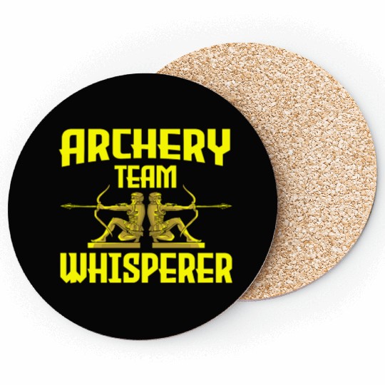 Archery Archer Bowman Coasters