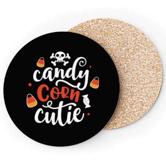 Candy Corn Cutie Halloween Holiday Scary Coasters