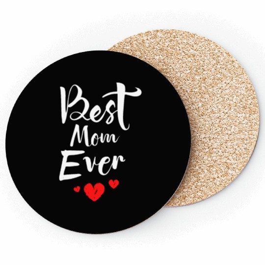 Best Mom Ever Funny design Classic Coasters