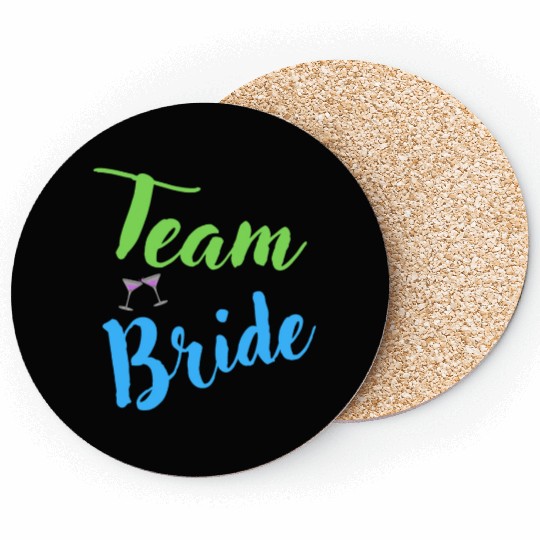 Team Bride Bachelorette Party Hen Party Coasters