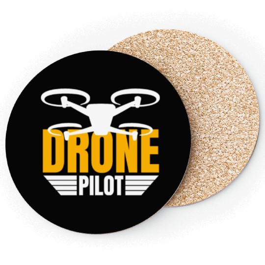 Drone Drone Pilot Drone Operator Quadrocopter Coasters