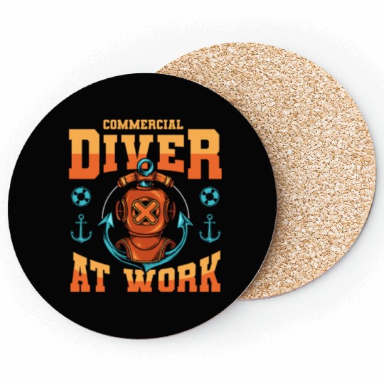 Scuba Diving Diver Coasters