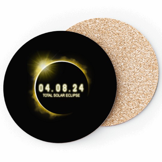 Total Solar Eclipse 4.08.24 Totality Solar Eclipse Coasters