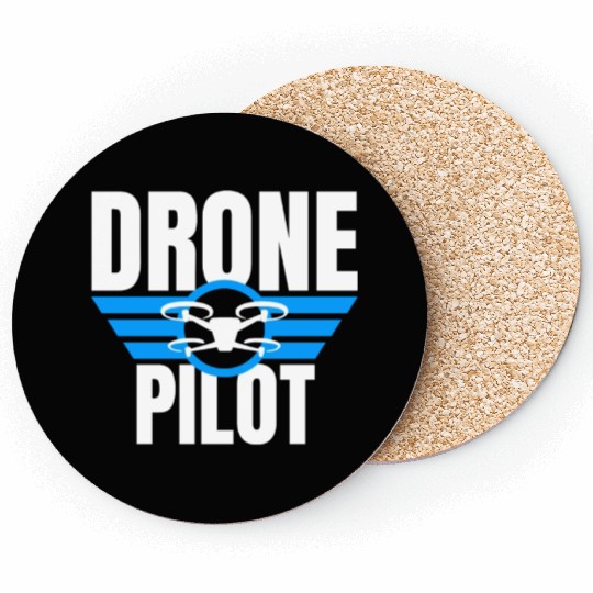 Drone Drone Pilot Drone Operator Quadrocopter Coasters
