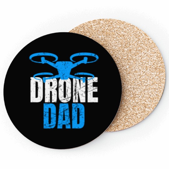 Drone Dad Drone Pilot Drone Operator Quadcopter Coasters
