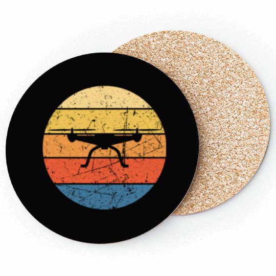 Drone Drone Pilot Drone Operator Quadrocopter Coasters