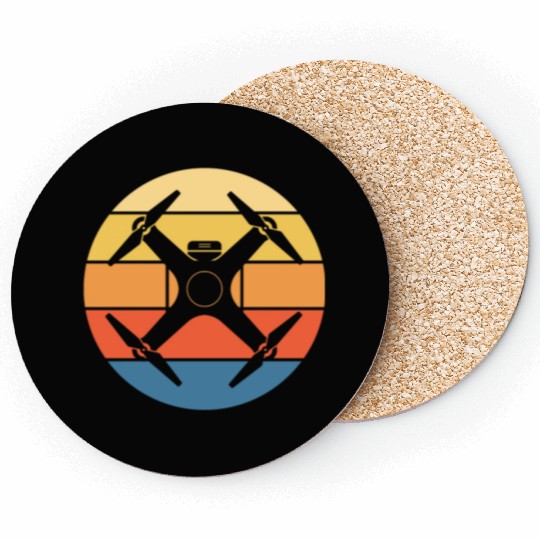 Drone Drone Pilot Drone Operator Quadrocopter Coasters