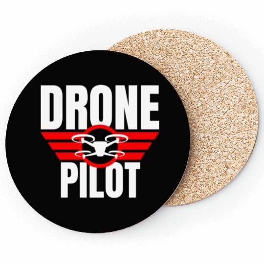 Drone Drone Pilot Drone Operator Quadrocopter Coasters
