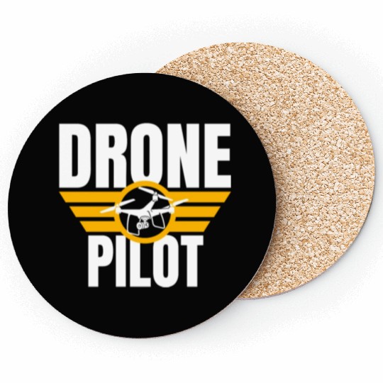 Drone Drone Pilot Drone Operator Quadrocopter Coasters