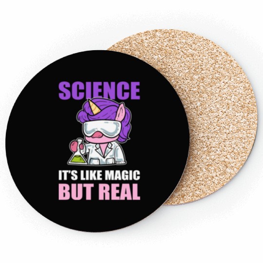 It's Like Magic Science Teacher Gift Coasters
