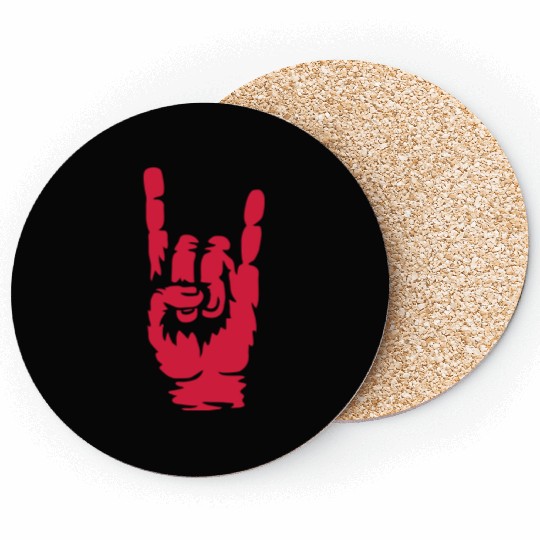 Cool heavy metal hand Coasters