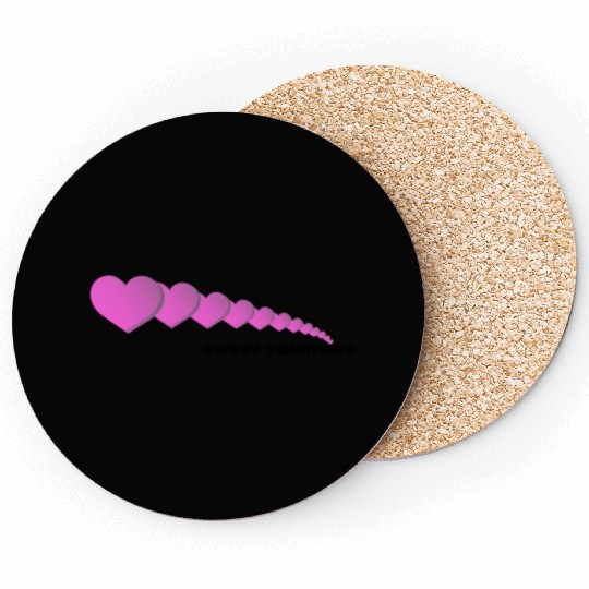 Sweet Valentine Logo Funny Coasters