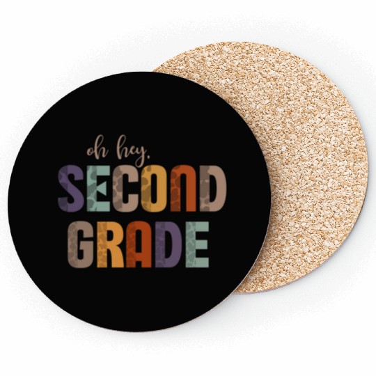 Back To School Second Grade Coasters